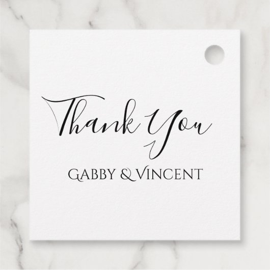 ホワイトウォーターの黄色のひまわりメッセージカード フェイバータグ (裏面)