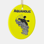 ホワイトウォーターアクアホリックシルエットシャツ&もの セラミックオーナメント (右)