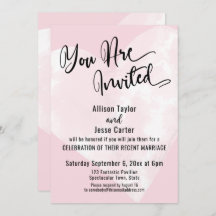 ホワイトウォーターハートパステルピンク招待されユー