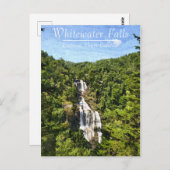 ホワイトウォーターフォールズ キャッシュアーズ ノースカロライナ州 ポストカード (正面/裏面)