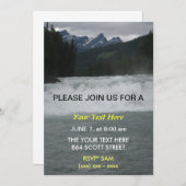 ホワイトウォーターラピッズ招待状 招待状 (正面/裏面)