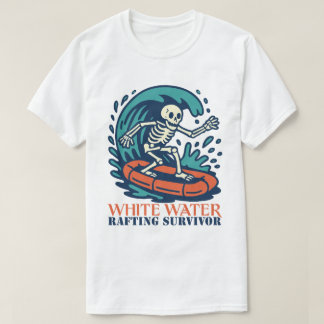 ホワイトウォーターラフティングの生き残り Tシャツ