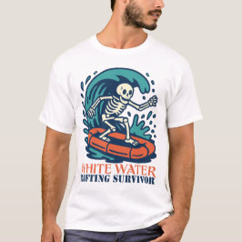 ホワイトウォーターラフティングの生き残り Tシャツ