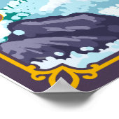 ホワイトウォーターラフティング – アイダホ ポスター (角)