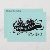 ホワイトウォーターラフティング ポストカード (正面/裏面)