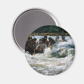 ホワイトウォーターラフティング マグネット (正面/裏面)