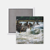 ホワイトウォーターラフティング マグネット (正面/裏面)