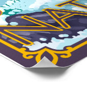 ホワイトウォーターラフティング – Glacier National Park, MT ポスター (角)