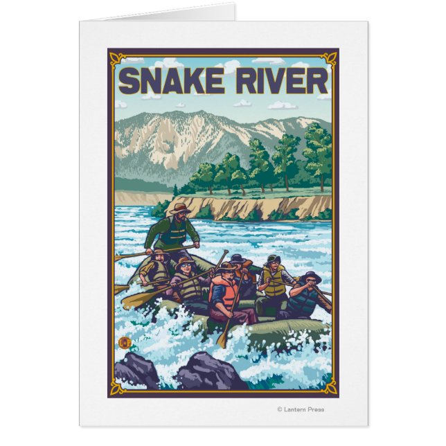 ホワイトウォーターラフティング – Snake River, Idaho (正面)