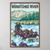 ホワイトウォーターラフティング – Wenatchee River, WA ポスター (正面)