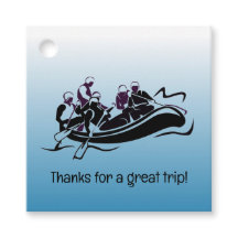 ホワイトウォーターリバーラフティングデザインメッセージカード