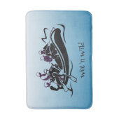 ホワイトウォーターリバーラフティングデザイン バスマット (正面縦)