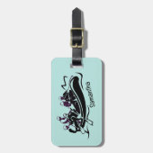 ホワイトウォーターリバーラフティングデザイン ラゲッジタグ (正面縦)