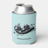 ホワイトウォーターリバーラフティングデザイン 缶クーラー (缶正面)