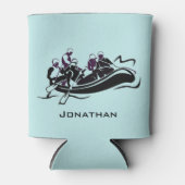 ホワイトウォーターリバーラフティングデザイン 缶クーラー (正面)