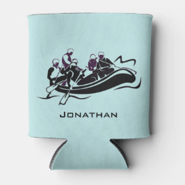 ホワイトウォーターリバーラフティングデザイン 缶クーラー