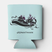 ホワイトウォーターリバーラフティングデザイン 缶クーラー (裏面)