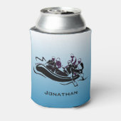 ホワイトウォーターリバーラフティングデザイン 缶クーラー (缶裏面)