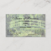 ホワイトウォーターリリーバイクロードモネ 名刺 (正面)