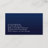 ホワイトウォーター色の木 名刺 (裏面)