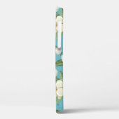 ホワイトウォーター色の花の緑葉の花 Case-Mate iPhoneケース (裏面 / 左)