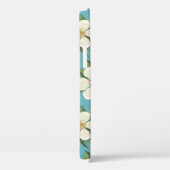 ホワイトウォーター色の花の緑葉の花 Case-Mate iPhoneケース (裏面 / 右)