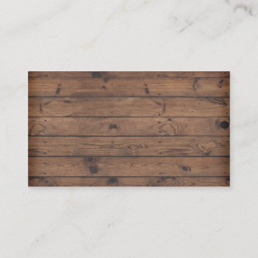 ホワイトウォーター色の馬おむつラッフル 名刺 (裏面)