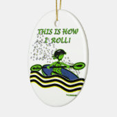 ホワイトウォーター転がカヤ セラミックオーナメント (左)