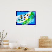 ホワイトウォーター・カヤックのポスター ポスター (キッチン)