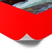 ホワイトウォーター・カヤック写真ポスター ポスター (角)