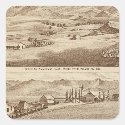 ホワイトウォーター、サウセリトランチ スクエアシール (正面)