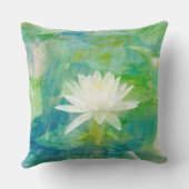 ホワイトウォーター・リリー クッション (裏面)