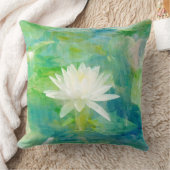 ホワイトウォーター・リリー クッション (ブランケット)