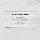 ホワイトウッドグレインプロフェッショナル 名刺 (裏面)