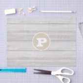 ホワイトウッドシャビーシックファームハウス素朴パーティー 薄葉紙 (クラフト)