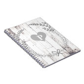 ホワイトウッドファームハ素朴ウスハウスシャビーシック ノートブック (右側)