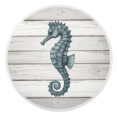 ホワイトウッド引き出しノ動揺してブにシフェイクーホース セラミックノブ (正面)