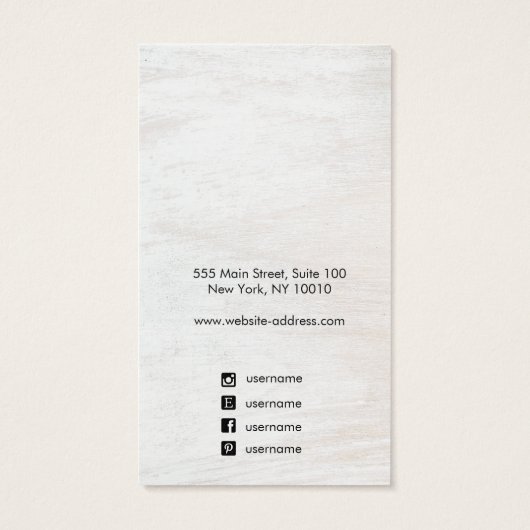 ホワイトウッド追加ロゴペンダントネックレスディスプレイ (裏面)