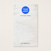 ホワイトウッド追加ロゴペンダントネックレスディスプレイ (正面)