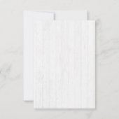 ホワイトウッド&キャリッジボーイ赤ちゃんシャワーありがとう サンキューカード (裏面)