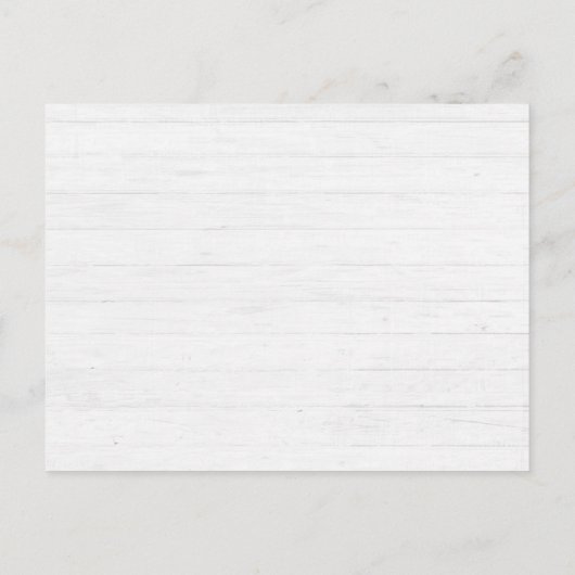 ホワイトウッド&キャリッジボーイ赤ちゃんシャワー招待状 インビテーションポストカード (裏面)