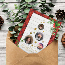 ホワイトウッド&レッドプレイド |クリスマスツリー4の写真