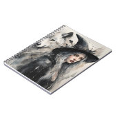 ホワイトウルフと魔女 ノートブック (左側)