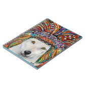 ホワイトウルフアート ノートブック (左側)