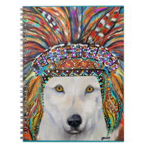 ホワイトウルフアート