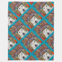 ホワイトウルフアート