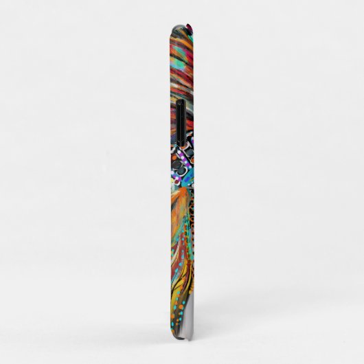 ホワイトウルフアート Case-Mate iPhoneケース (裏面/右)