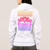 ホワイトウルフガール パーカ (裏面)