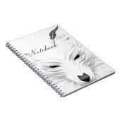 ホワイトウルフノート ノートブック (右側)