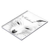 ホワイトウルフノート ノートブック (左側)